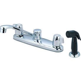 PIONEER INDUSTRIES INC K-5131 Olympia Elite K-5131 Two Handle Kitchen Faucet with Spray Polished Chrome image.
