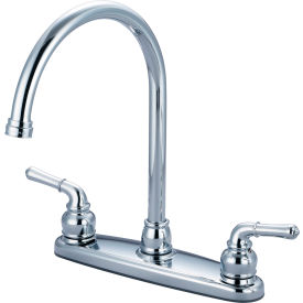 PIONEER INDUSTRIES INC K-5340 Olympia Accent K-5340 Two Handle Kitchen Faucet Polished Chrome image.