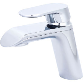 PIONEER INDUSTRIES INC L-6033 Olympia i1 L-6033 Single Lever Bathroom Faucet with Push Down Drain Polished Chrome image.