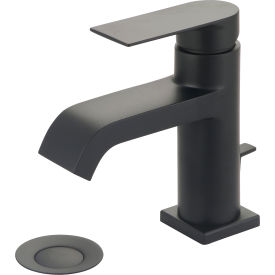 PIONEER INDUSTRIES INC L-6090-MB Olympia i4 L-6090-MB Single Lever Bathroom Faucet with Pop-Up Matte Black image.
