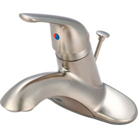 PIONEER INDUSTRIES INC L-6260H-BN Olympia Elite L-6260H-BN Single Lever Handle Bathroom Faucet with Pop-Up PVD Brushed Nickel image.