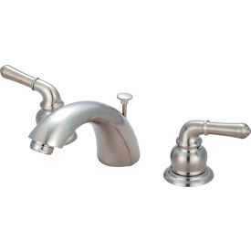 PIONEER INDUSTRIES INC L-7330-BN Olympia Accent L-7330-BN Two Handle Bathroom Widespread Faucet with Pop-Up PVD Brushed Nickel image.