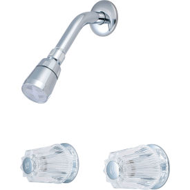 PIONEER INDUSTRIES INC P-1222 Olympia Elite P-1222 Two Handle Shower Set Polished Chrome image.