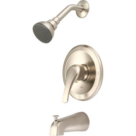 PIONEER INDUSTRIES INC T-2300-BN Olympia Elite T-2300-BN Single Lever Tub/Shower Trim Kit Only PVD Brushed Nickel image.