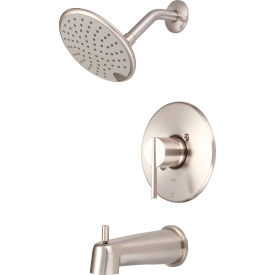 PIONEER INDUSTRIES INC T-2384-BN Olympia i2v T-2384-BN Single Lever Tub/Shower Trim Kit Only PVD Brushed Nickel image.