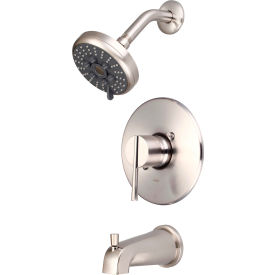 PIONEER INDUSTRIES INC T-2386-BN Olympia i2v T-2386-BN Single Lever Tub/Shower Trim Kit Only PVD Brushed Nickel image.