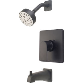 PIONEER INDUSTRIES INC T-23910-MB Olympia i4 T-23910-MB Single Lever Tub/Shower Trim Kit Only Matte Black image.