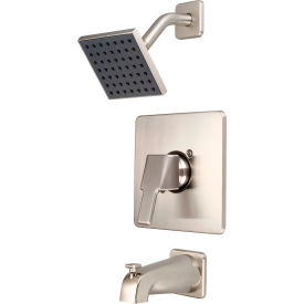 PIONEER INDUSTRIES INC T-2394-BN Olympia i3 T-2394-BN Single Lever Tub/Shower Trim Kit Only PVD Brushed Nickel image.