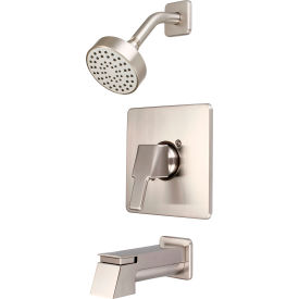 PIONEER INDUSTRIES INC T-2396-BN Olympia i3 T-2396-BN Single Lever Tub/Shower Trim Kit Only PVD Brushed Nickel image.