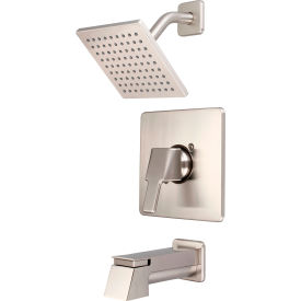 PIONEER INDUSTRIES INC T-2398-6-BN Olympia i3 T-2398-6-BN Single Lever Tub/Shower Trim Kit Only PVD Brushed Nickel image.