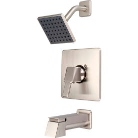 PIONEER INDUSTRIES INC T-2398-BN Olympia i3 T-2398-BN Single Lever Tub/Shower Trim Kit Only PVD Brushed Nickel image.