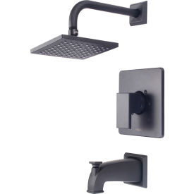 PIONEER INDUSTRIES INC T-4MO100-MB Pioneer Mod T-4MO100-MB Single Lever Tub/Shower Trim Kit Only Matte Black image.