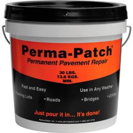 PERMA-PATCH LLC PP-30-CP Perma-Patch® All Season Asphalt Repair Material, 30 lb Pail image.