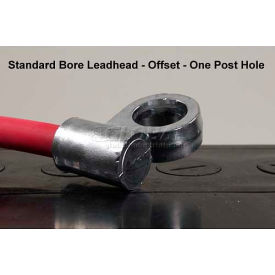 Quick Cable, Black One Post Hole Standard Leadhead Cable, 214751-001, 4/0 Gauge, 1 Pc 