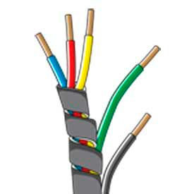 Quick Cable 503256-100 Spiral Wrap Loom, 1" I.D., 100 Pcs Quick Cable 503256-100 Spiral Wrap Loom, 1" I.D., 100 Pcs