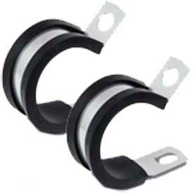 Quick Cable 504422-010 Quick Cable 504422-010 EPDMSteel Covered Clamps, 3/8" Diameter, 10 Pcs image.