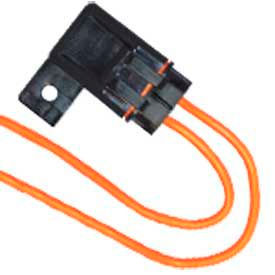 Quick Cable 509621-2001 Quick Cable, 30 Amp Sealed Std Blade Fuse Holder, 509621-2001, 12 Gauge image.