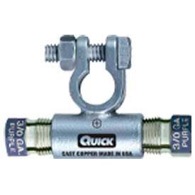 Quick Cable 5302-050U Universal Flag Compression Connector, 2 & 1 Gauge, 50 Pcs Quick Cable 5302-050U Universal Flag Compression Connector, 2 & 1 Gauge, 50 Pcs