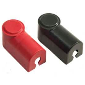 Quick Cable 5738-050R Red Terminal Protector Snapon Insulator, 8 & 10 Gauge, 50 Pcs Image