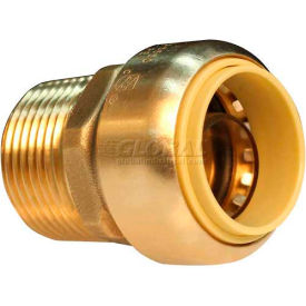 Quick Fitting Inc LF822MR Probite® 3/4" X 3/4" Mnpt Lead Free Brass Straight Male Coupling image.