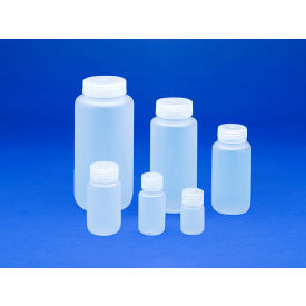 QORPAK DIV OF BERLIN PACKAGING 249449 Qorpak® 16oz Natural PP Wide Mouth Lab Style Bottle, 53mm Neck Finish, 48/Pack image.