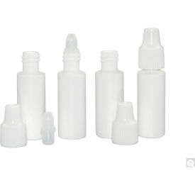 QORPAK DIV OF BERLIN PACKAGING 257782 Qorpak® 3cc Natural LDPE Cylinder Dropper Bottle with 8mm Neck, 144PK image.