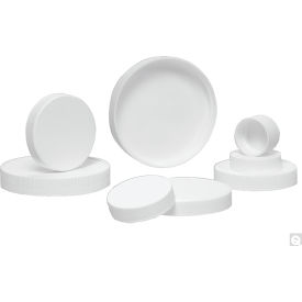 Qorpak 58-400 White Ribbed PP Cap w/SturdeeSeal PE Foam Liner, Pkd in Bags of 12, 288PK Qorpak 58-400 White Ribbed PP Cap w/SturdeeSeal PE Foam Liner, Pkd in Bags of 12, 288PK