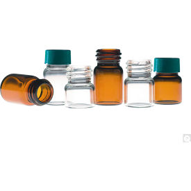 QORPAK DIV OF BERLIN PACKAGING GLA-07798 Qorpak® 14.75 x 22mm 0.33 dram Amber Compound Vial w/13-425 Neck Finish, Vial Only, 144PK image.