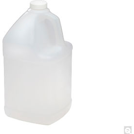 QORPAK DIV OF BERLIN PACKAGING PLA-03230 Qorpak® 128oz Natural HDPE Handled Square Jug with 38-400 Neck Finish, Jug Only, 4PK image.