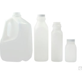 QORPAK DIV OF BERLIN PACKAGING PLA-06816 Qorpak® 8oz Natural HDPE Dairy Jug with 38-400 Neck Finish, Jug Only, 500PK image.