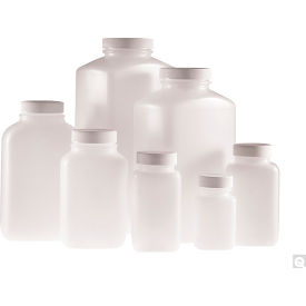 QORPAK DIV OF BERLIN PACKAGING PLC-03469 Qorpak® 2oz Natural HDPE Oblong Bottle with 33-400 White PP Cap, 48/Pack image.
