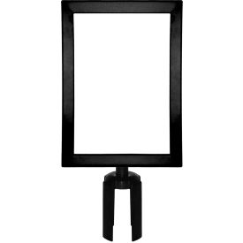 Queue Solutions Llc SFHD8511VB-BK Vertical Heavy Duty Sign Frame, Black, 8.5" x 11"  image.