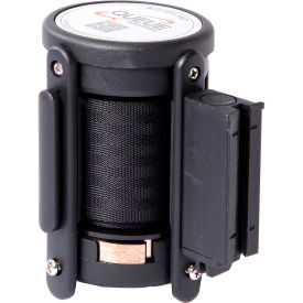 Queue Solutions Llc QM-CAS-BK85 Replacement Cassette For QueueMaster & SafetyMaster Belt Barriers, 8-1/2 Black Belt image.