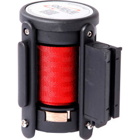Queue Solutions Llc QM-CAS-RD85 Replacement Cassette For QueueMaster & SafetyMaster Belt Barriers, 8-1/2 Red Belt image.