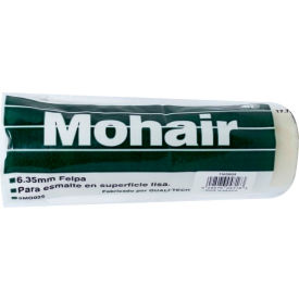 Quali-Tech Mfg 7MO025 RollerLite 7" x 1/4" Shed-Resistant Mohair Roller Cover, 24/Case - 7MO025 image.