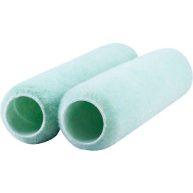 Quali-Tech Mfg 9DB038 RollerLite 9" x 3/8" 100 Polyester Roller Cover (Green Fabric), 24/Case - 9DB038 image.