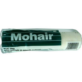 Quali-Tech Mfg 9MO025 RollerLite 9" x 1/4" Shed-Resistant Mohair Roller Cover, 24/Case - 9MO025 image.