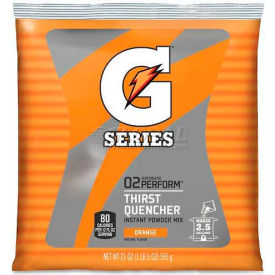 Quaker Foods QKR03970 Gatorade® Thirst Quencher Mix Pouch, Orange, 21 oz., 1/Pack image.