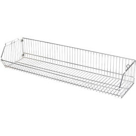 Quantum® Storage Systems Modular Wire Stacking Basket 48"W x 14"D x 9"H 