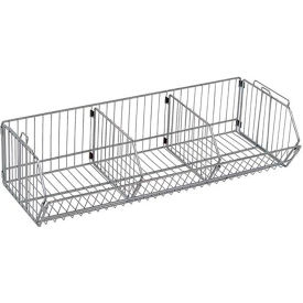 Quantum® Storage Systems Modular Wire Stacking Basket 36"W x 20"D x 9"H 
