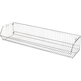 Quantum® Storage Systems Modular Wire Stacking Basket 48"W x 20"D x 9"H 