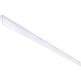 Quantum® Label Holder For Stacking & Post Baskets 44"L Clear 