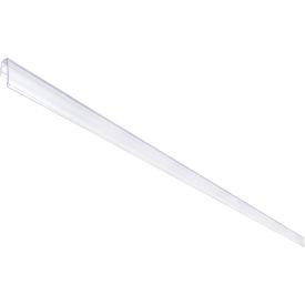 Quantum® Label Holder For Stacking & Post Baskets 56"L Clear 