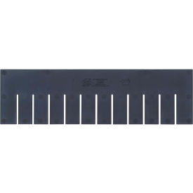 Quantum Storage Systems DL92050 Quantum Storage Long Divider, 14"L x 4"W x 2"H, Gray, Polyprolylene image.