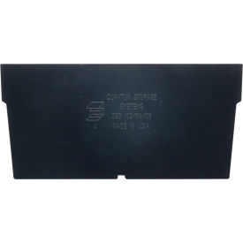 Quantum® Storage Systems Bin Divider For QSB104 Black Pack of 50 