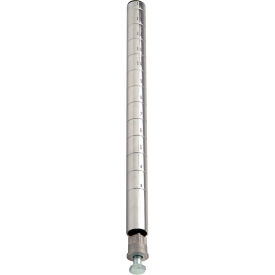 Quantum® Storage Systems Post with Leveling Legs Pre-Inserted 1"W x 1"D x 63"H 