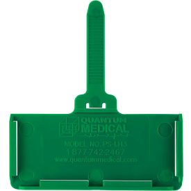 Quantum Storage Systems PS-LH3GN Quantum® Hanging Label Tag, Fits 1-3/8" x 3" Adhesive Label, Green, Pack of 25 image.