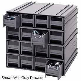 quantum interlocking storage cabinet qic-161 - 11-3/4"wx11-3/8"dx11"h - 16 blue drawers Quantum Interlocking Storage Cabinet QIC-161 - 11-3/4"Wx11-3/8"Dx11"H - 16 Blue Drawers