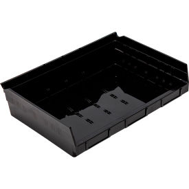 Quantum® Storage Systems Nesting Economy Shelf Bin 11-5/8"L x 16-1/2"W x 4"H Black 