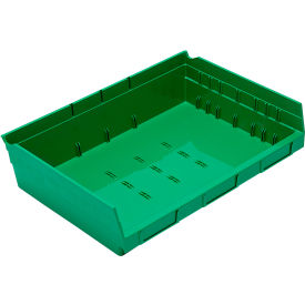 Quantum® Storage Systems Nesting Economy Shelf Bin 11-5/8"L x 16-1/2"W x 4"H Green 
